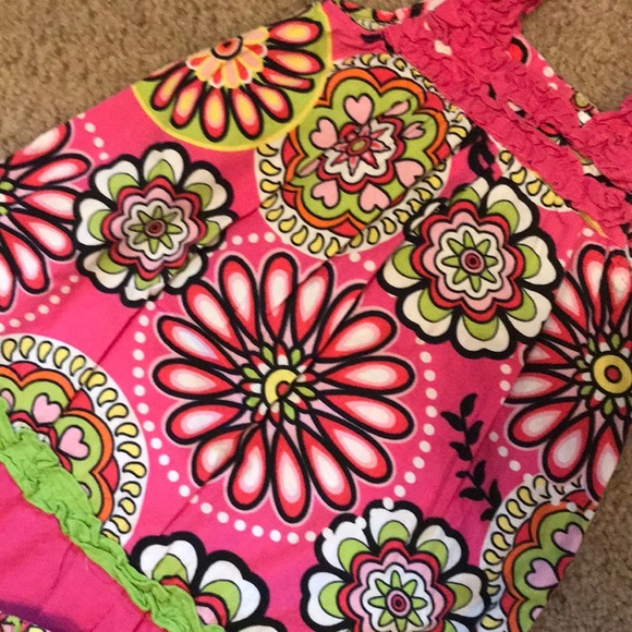 12 MONTHS: FLORAL DRESS AND BLOOMERS SET - Picture 3 of 6